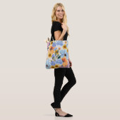 Elegant Floral Tote Bag – Zahra_Design Signature  トートバッグ (モデル)