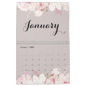 Elegant Floral Wall Calendar 2026 カレンダー (1月 2026)