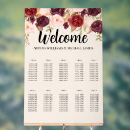 Elegant Floral Watercolor アクリルサイン