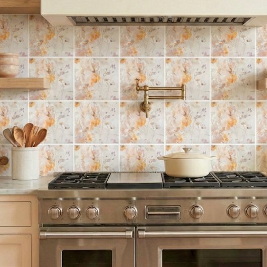 Elegant Floral Watercolor タイル