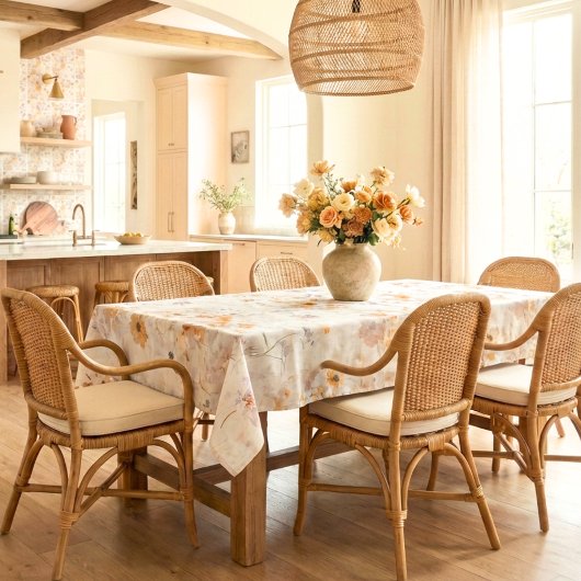 Elegant Floral Watercolor テーブルクロス