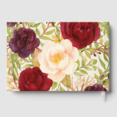 Elegant Floral Wedding ゲストブック (裏面)