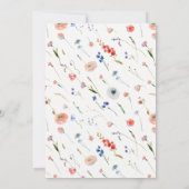 Elegant Floral Wedding サンキューカード (裏面)