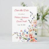 Elegant Floral Wedding セーブザデート (スタンド正面)