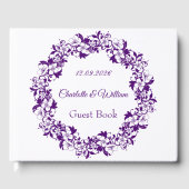 Elegant floral wedding design ゲストブック (正面)