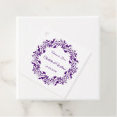 Elegant floral wedding design フェイバータグ (インサイチュ)