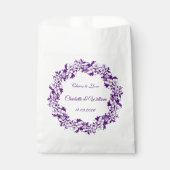 Elegant floral wedding design フェイバーバッグ (正面)