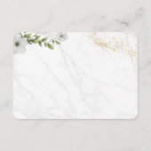 Elegant Floral Wedding Enclosure Card  エンクロージャーカード (裏面)