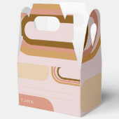 Elegant Floral Wedding Favor Box フェイバーボックス (見開き)