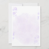 Elegant Floral Wedding Invitaion Invitation 招待状 (裏面)