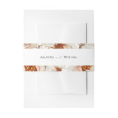 Elegant Floral Wedding Invitation 招待状ベリーバンド (正面例)