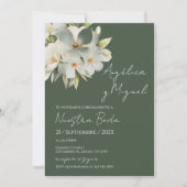 Elegant Floral Wedding Invitation 招待状 (正面)