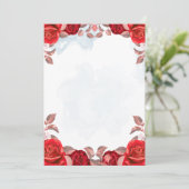 Elegant Floral Wedding Invitation Design 招待状 (スタンド正面)