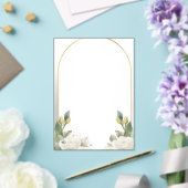 Elegant Floral Wedding Invitation Template Modern  アクリル招待状 (インサイチュ (ウェディング))