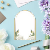 Elegant Floral Wedding Invitation Template Modern  アクリル招待状 (インサイチュ (ウェディング))