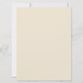 Elegant Floral Wedding Invitation with Gold Script 招待状 (裏面)