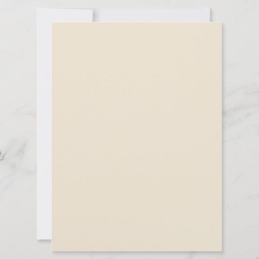 Elegant Floral Wedding Invitation with Gold Script 招待状 (裏面)