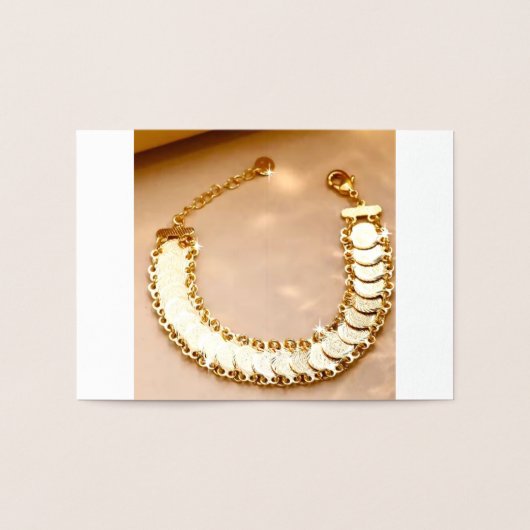 Elegant Floral Wedding RSVP Card – Customizable  箔カード (内部)