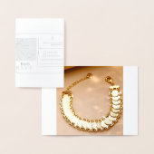 Elegant Floral Wedding RSVP Card – Customizable  箔カード (ディスプレー)