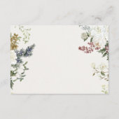 Elegant Floral Wedding RSVP Card | Watercolor  (裏面)