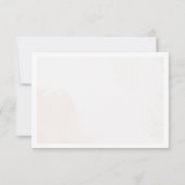 Elegant Floral Wedding Thank You Card サンキューカード (裏面)