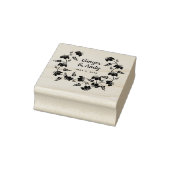 Elegant Floral Wreath ラバースタンプ (スタンプ)
