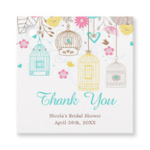 Elegant Floral Yellow and Pink Bridal Shower