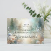 Elegant Florals in a Woodland Realm Wedding エンクロージャーカード (スタンド正面)