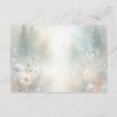 Elegant Florals in a Woodland Realm Wedding エンクロージャーカード (裏面)