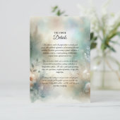 Elegant Florals in a Woodland Realm Wedding エンクロージャーカード (スタンド正面)