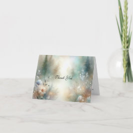 Elegant Florals in a Woodland Realm Wedding サンキューカード