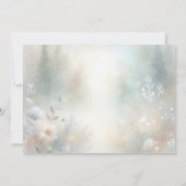 Elegant Florals in a Woodland Realm Wedding セーブザデート (裏面)