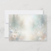 Elegant Florals in a Woodland Realm Wedding 出欠カード (裏面)