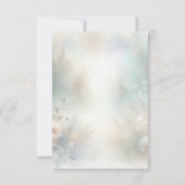 Elegant Florals in a Woodland Realm Wedding 出欠カード (裏面)