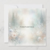 Elegant Florals in a Woodland Realm Wedding 招待状 (裏面)