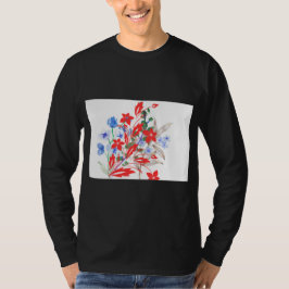 Elegant Flower and Leaves Artwork | Minimal  Tシャツ