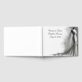 Elegant Foil Guestbook – Romantic Wedding  ゲストブック (全面)