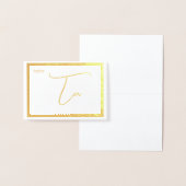 Elegant Foil Wedding Table Number Tent - TEN 箔カード (ディスプレー)