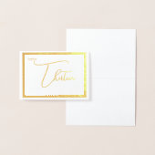 Elegant Foil Wedding Table Number Tent - THIRTEEN 箔カード (ディスプレー)