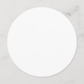 Elegant font modern Menu メニュー (裏面)