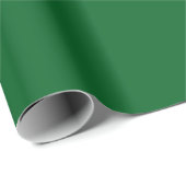 Elegant Forest Green Minimal Wrapping Paper Roll ラッピングペーパー (ロールコーナー)