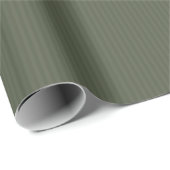 Elegant Forest Green Pinstripes ラッピングペーパー (ロールコーナー)