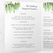 Elegant Forest Woods Wedding | 三つ折り (内部最初)