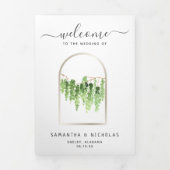 Elegant Forest Woods Wedding | 三つ折り (カバー)