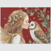 Elegant Forestcore Holiday Fairy Holiday  薄葉紙 (正面)