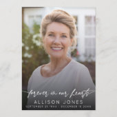 Elegant Forever In Our Hearts Order of Service プログラム (正面)