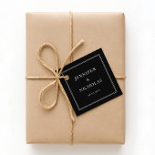 Elegant Formal Black Wedding フェイバータグ