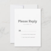 Elegant Formal Minimal RSVP (正面)