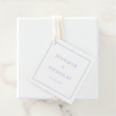 Elegant Formal Powder Blue Wedding フェイバータグ (インサイチュ)
