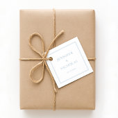 Elegant Formal Powder Blue Wedding フェイバータグ